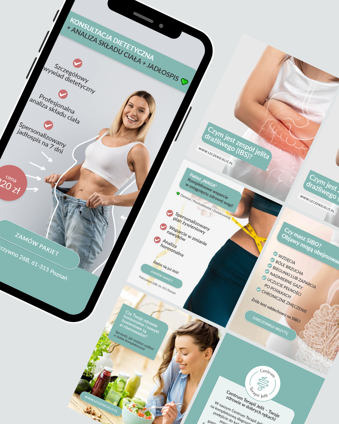 projekty postów na social media